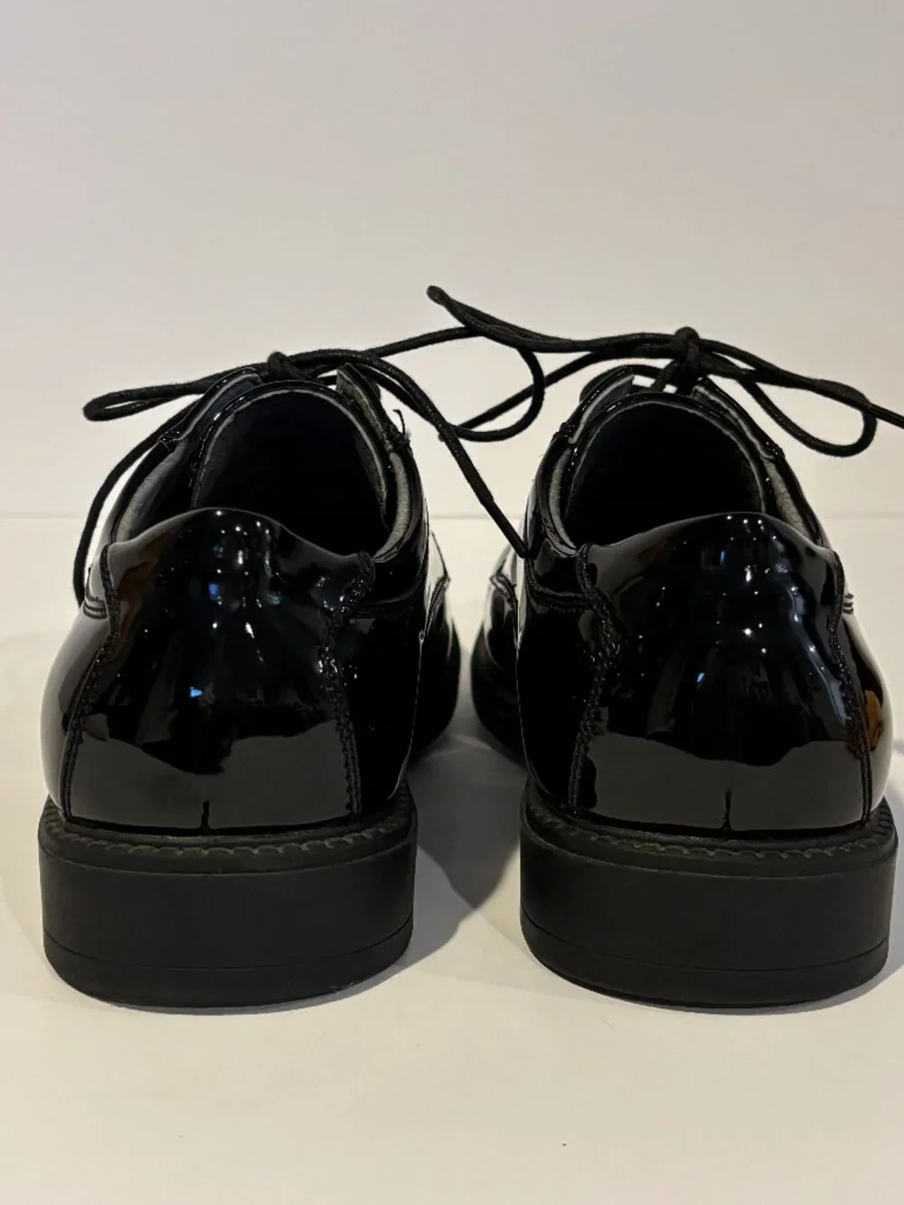 Bruno Marc Men's Patent Leather Tuxedo Oxford Dress Shoes - Black - Size 6.5